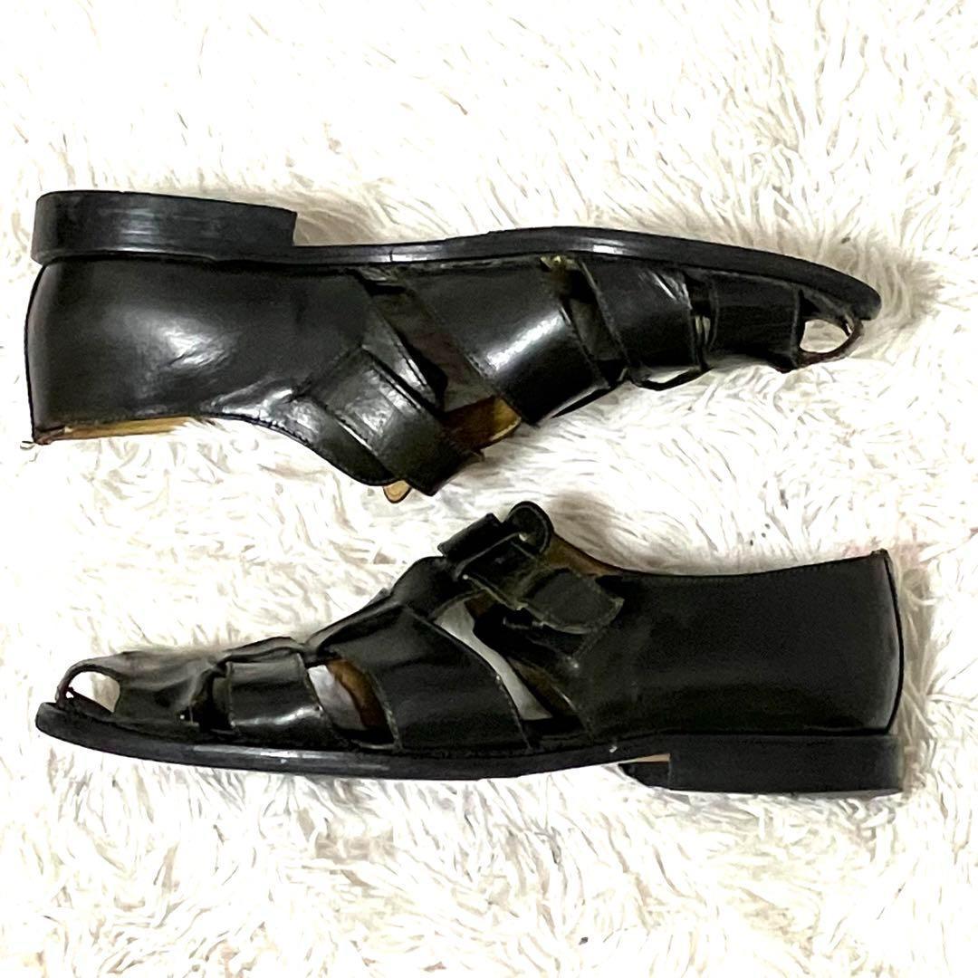 バリー　グルカサンダル　ブラック　42 サンダル　レザー　YAMAZAKI