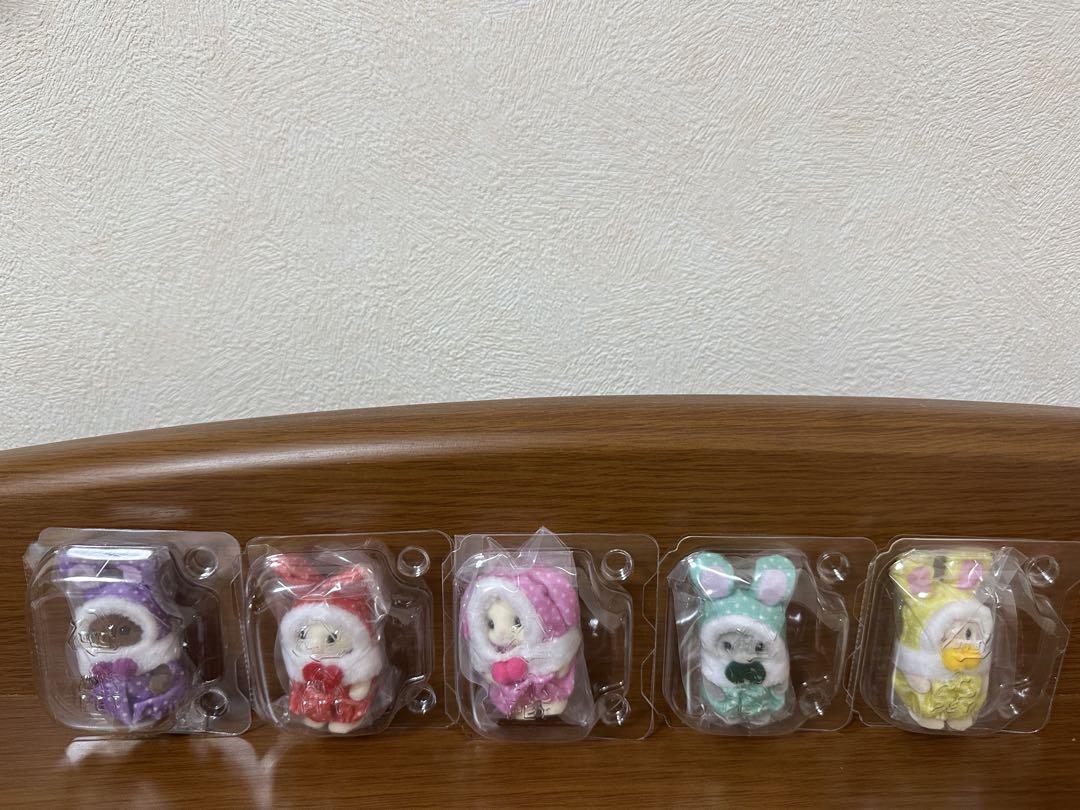 シルバニアファミリー 赤ちゃんカラフルウサギ　5種　コンプリート