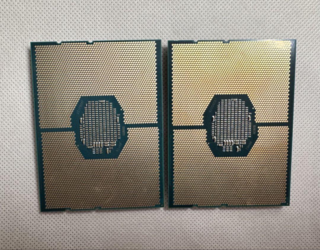 Intel Xeon PLATINUM 8171M 2.60GHz 2枚セット