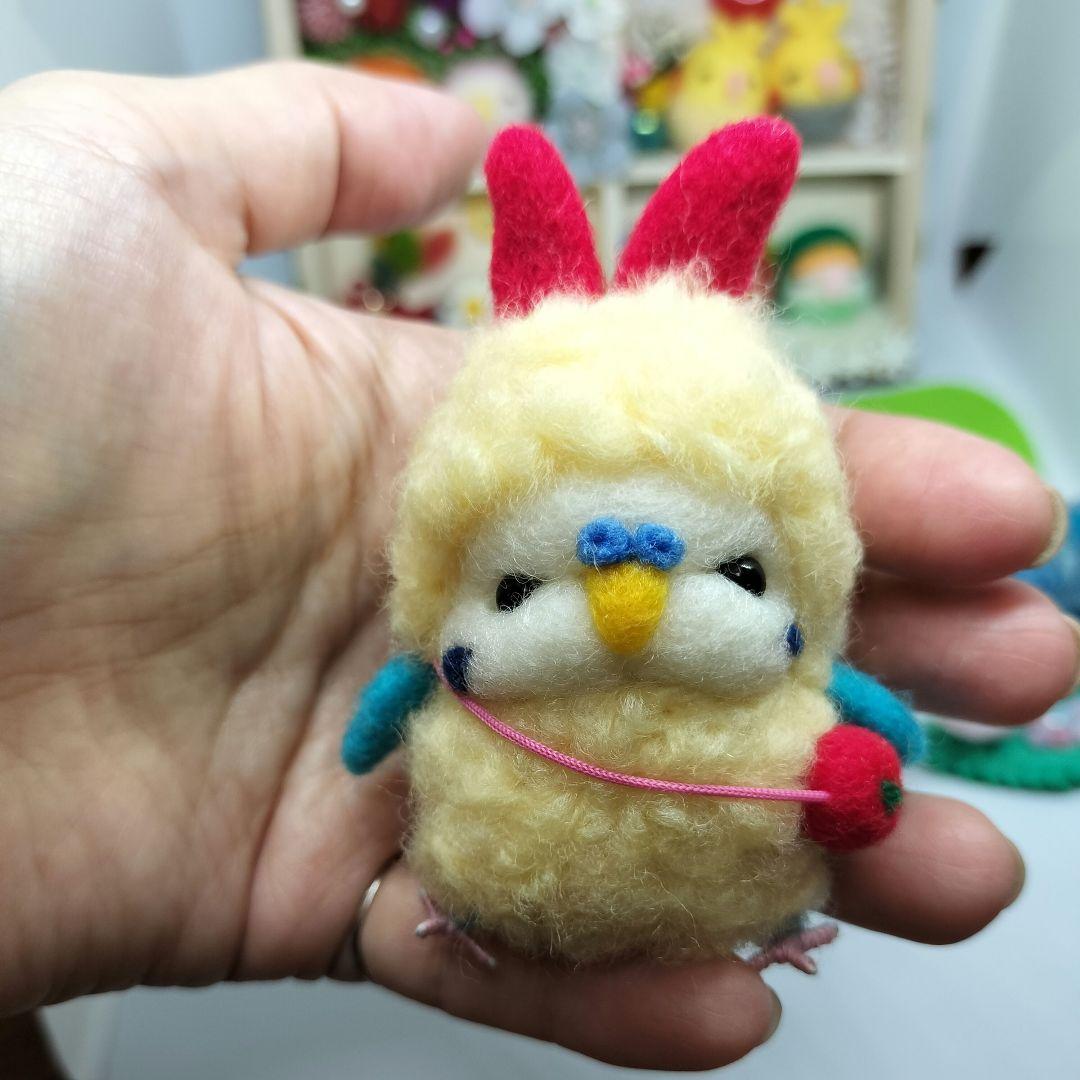 【1名様募集】①羊毛フェルト インコちゃんオーダーページ
