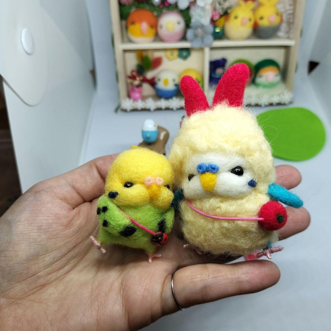 【1名様募集】①羊毛フェルト インコちゃんオーダーページ