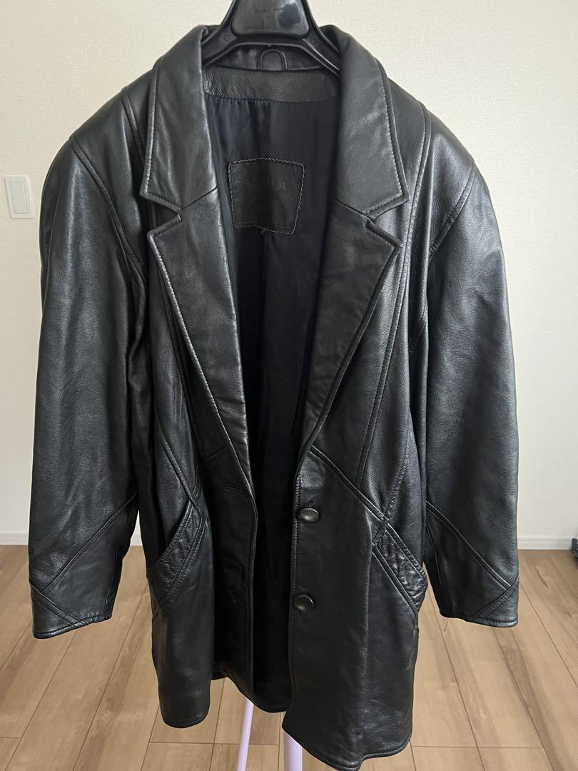 定価￥129000 MISBHV レザージャケット ∞直営買付∞ミュウミュウ ヴィンテージ風レザージャケット