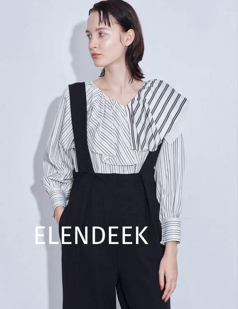 ELENDEEK エレンディークブラウス　フリルブラウス　ラッフルシャツ