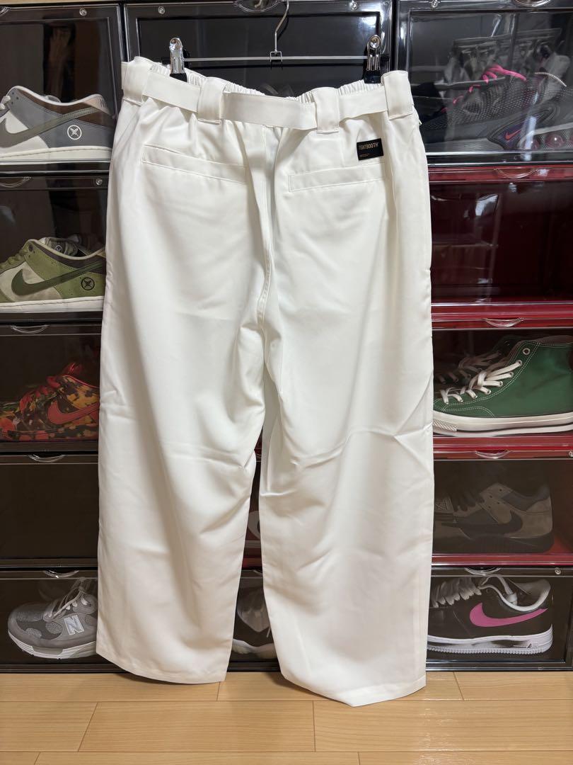 TIGHTBOOTH Baggy Slacks White Mサイズ
