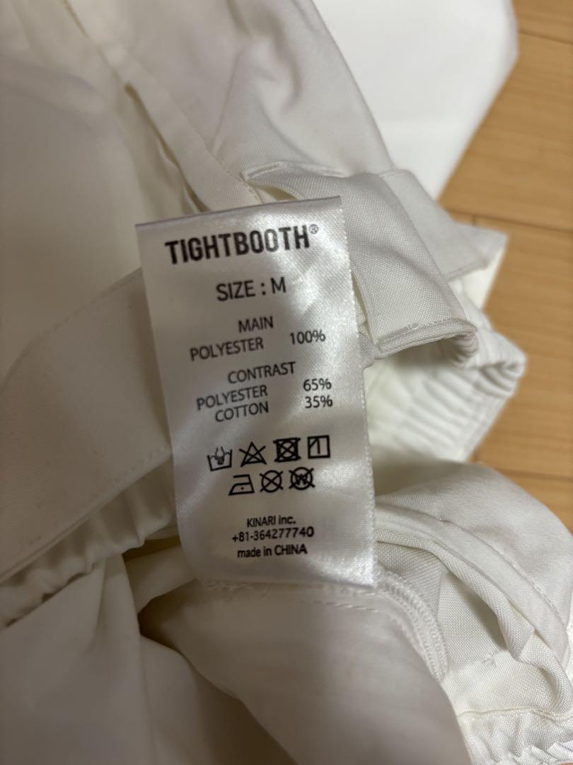 TIGHTBOOTH Baggy Slacks White Mサイズ