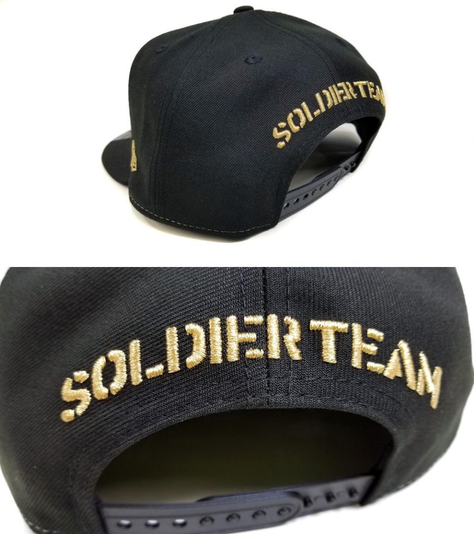 New Era  キン肉マン ソルジャー キャップ KIN ニューエラ 黒 金
