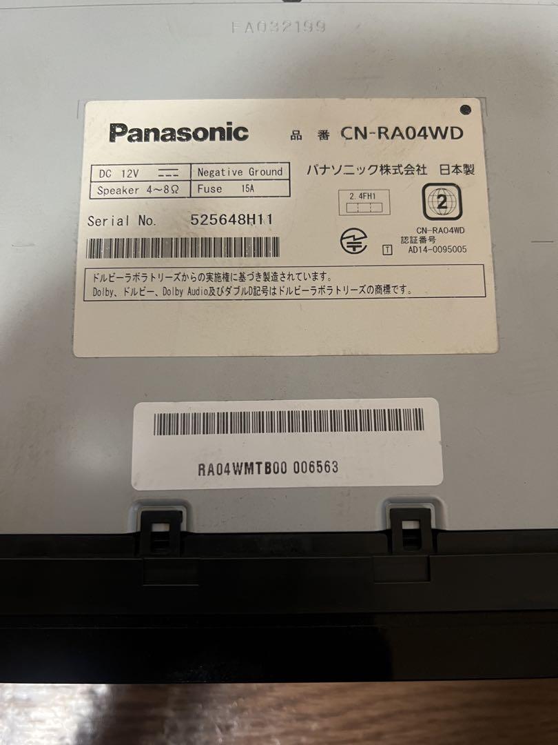 Panasonic CN-RA04WD カーオーディオ