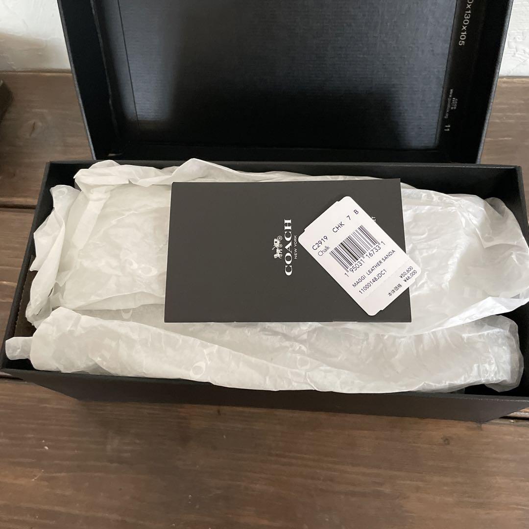 コーチ マギーサンダル COACH MAGGI LEATHER SANDAL