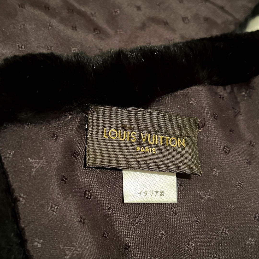 美品 LOUIS VUITTON ルイヴィトン ファー マフラー ティペット