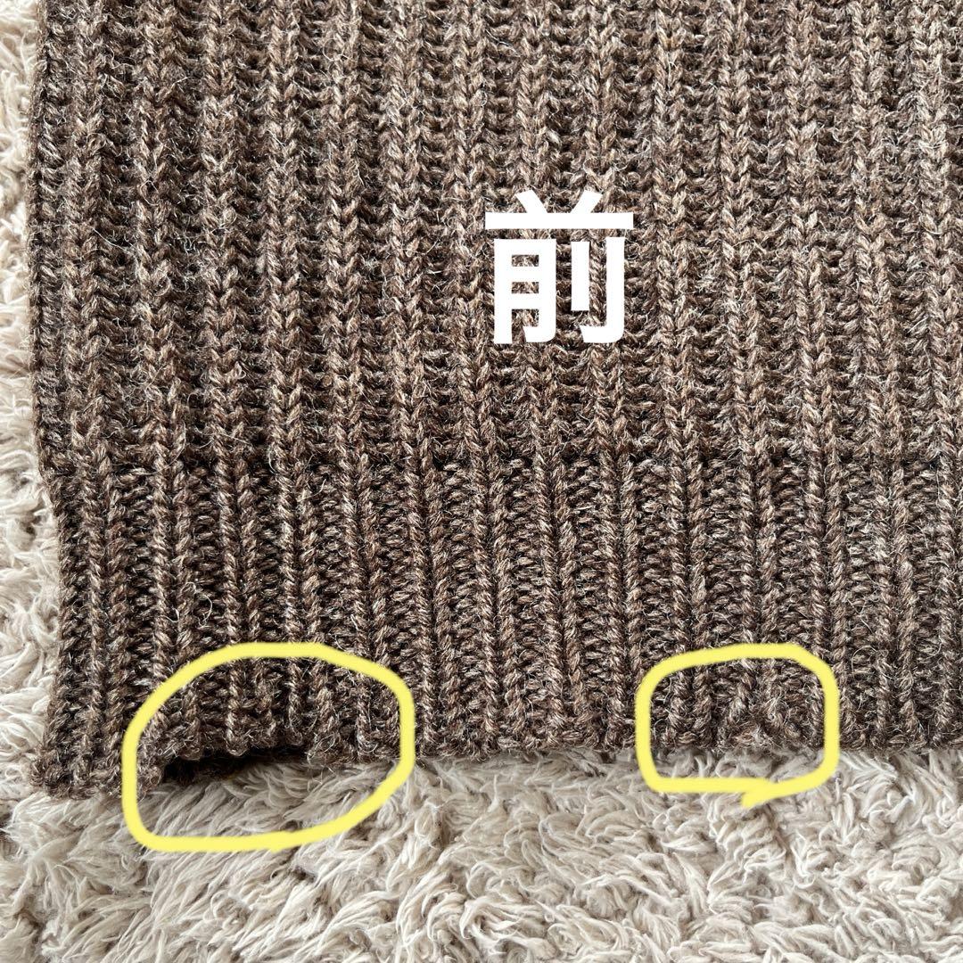 THE NORTH FACE 茶タグ　ハンティングセーター　エルボーパッチ　L