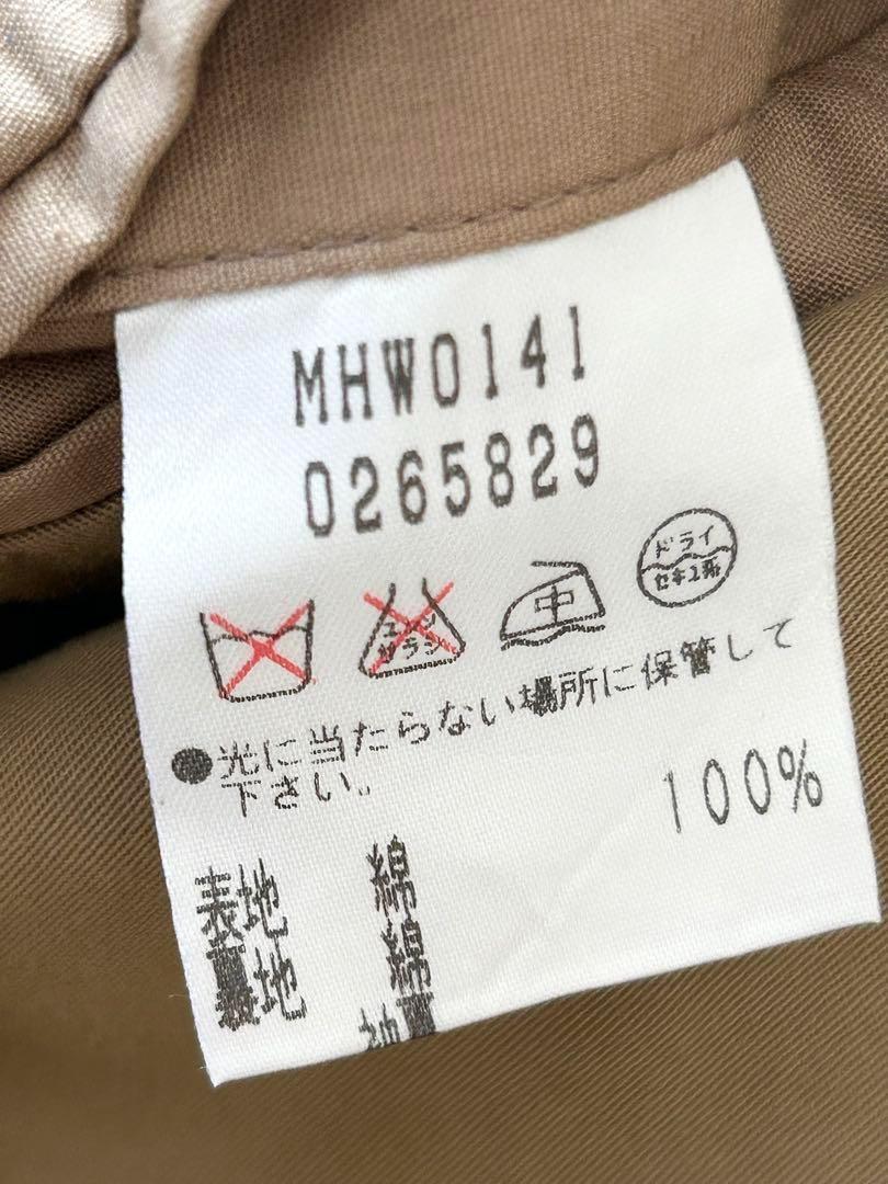美品 マーガレットハウエル トレンチコート 牛革バックル 日本製 美品 マーガレットハウエル トレンチコート 牛革バックル 日本製