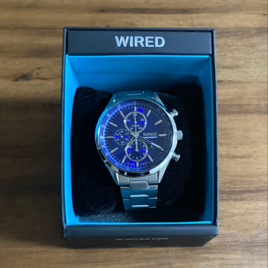 箱あり WIRED クロノグラフ 腕時計 AGAV110