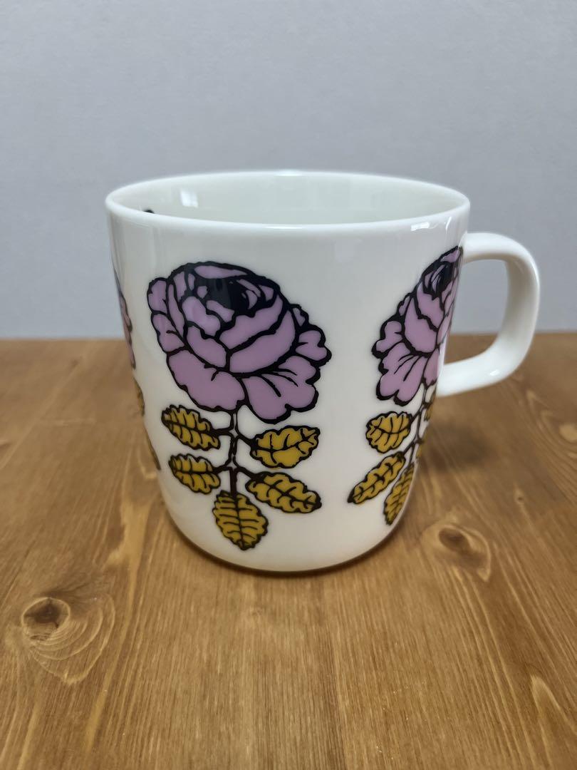 新品マリメッコ Vihkiruusu ヴィヒキルースマグカップ大400ml