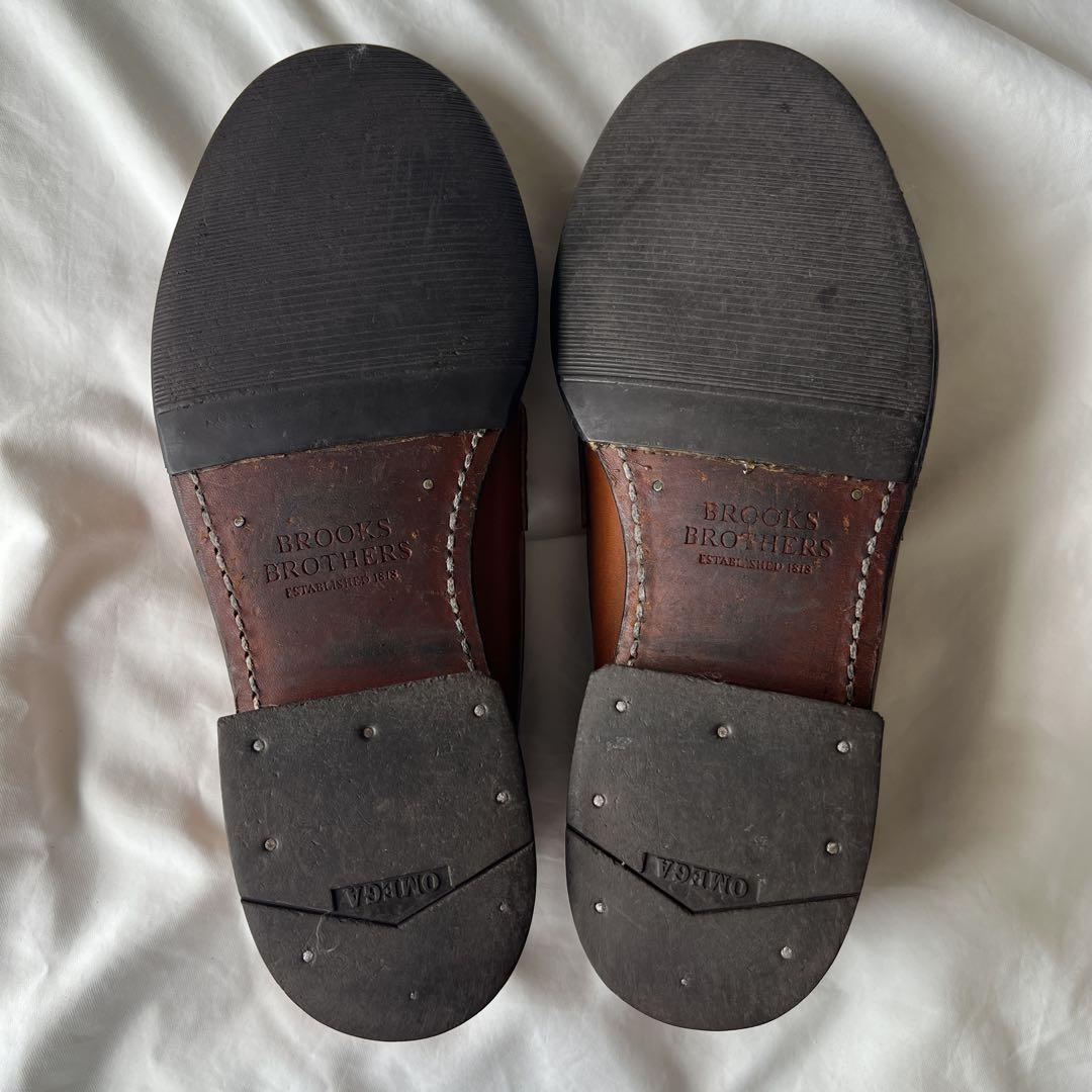 Brooks Brothers コインローファー ブラウン