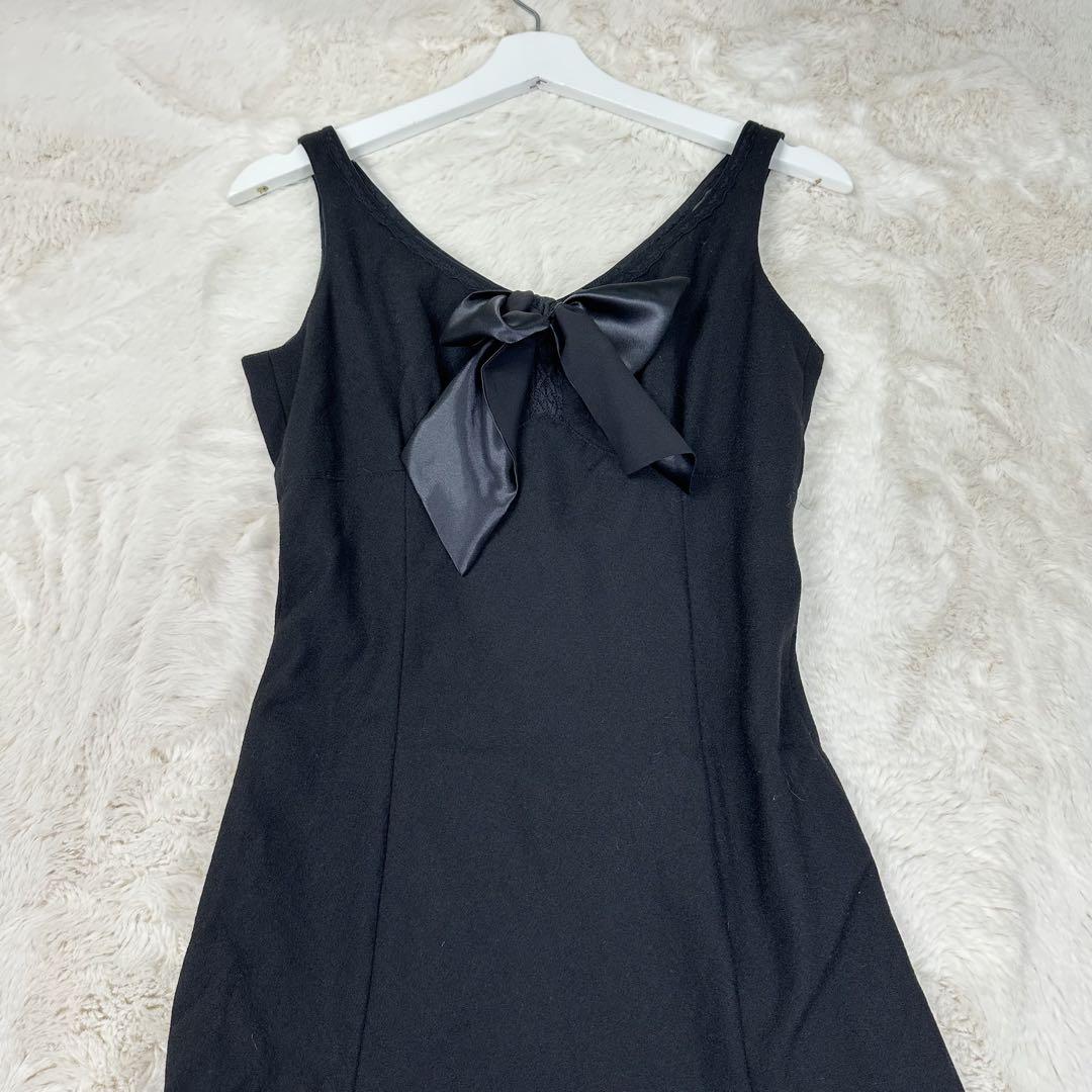 美品✨BURBERRY BLUE LABEL 裏地ありリネン 混ワンピース38