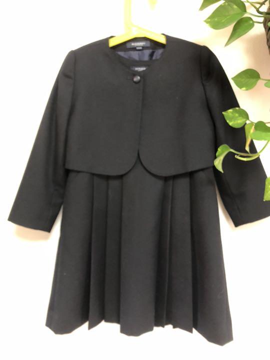 11830円 【即納&大特価】 お受験BURBERRYのアンサンブルセットアップ