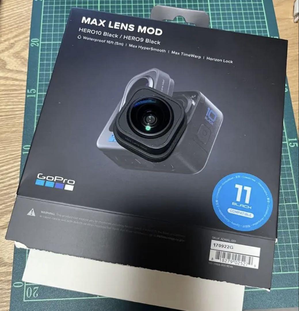 GoPro11,10,9対応】MAX LENS MOD 中古　交換用広角レンズ
