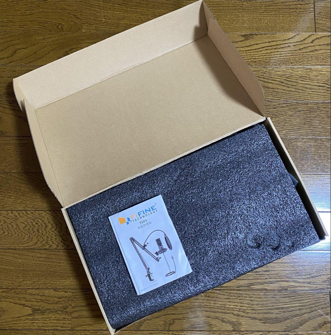 【新品　未使用】FIFINE USBマイクセット コンデンサーマイク
