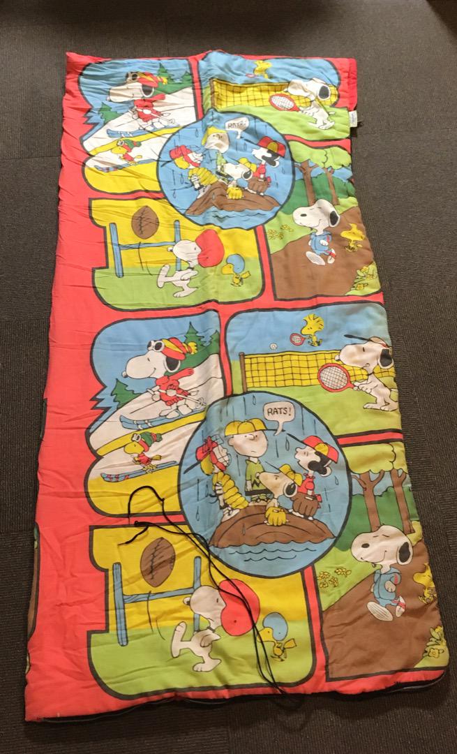 中古 ヴィンテージ SNOOPY スヌーピー シェラフ 寝袋 WENZEL