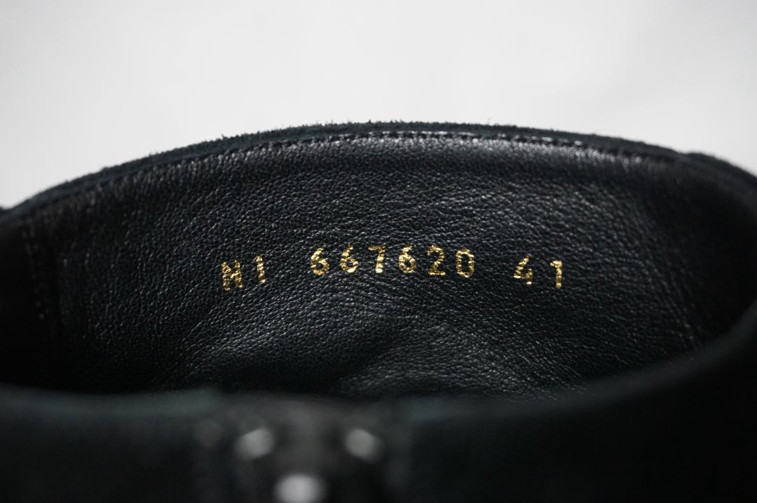 SAINT LAURENT サンローラン ヴァッシーリ ジップブーツ ハイヒール