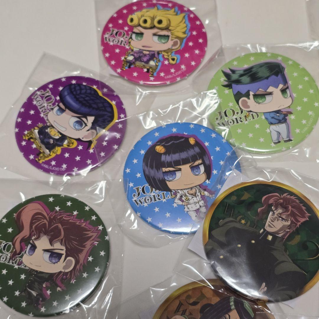 ジョジョの奇妙な冒険　ジョジョワールド　jojo world　缶バッチまとめて ジョジョの奇妙な冒険 ジョジョワールド jojo world 缶バッチ