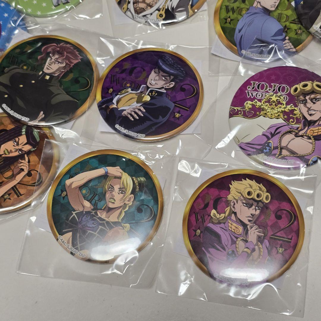 ジョジョの奇妙な冒険　ジョジョワールド　jojo world　缶バッチまとめて ジョジョの奇妙な冒険 ジョジョワールド jojo world 缶バッチ