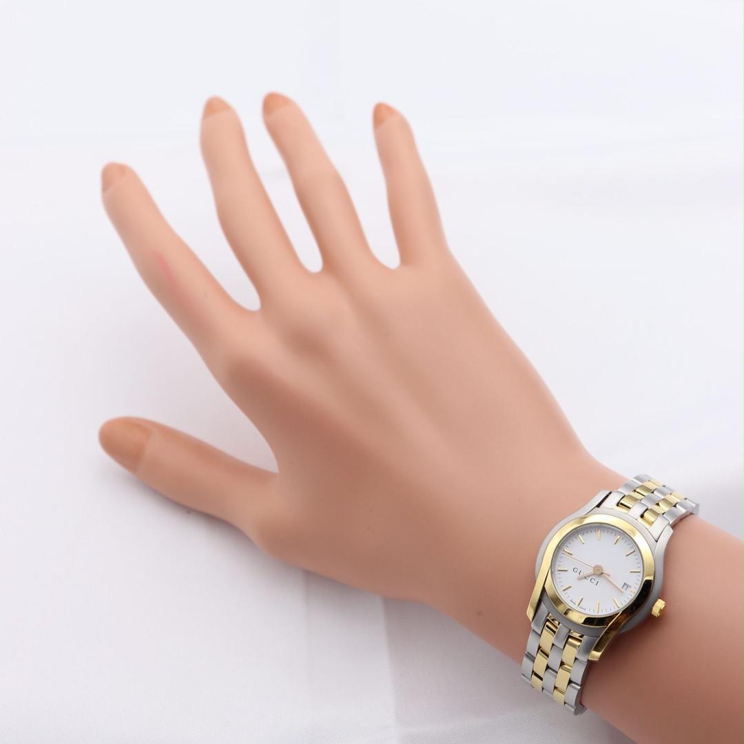 ムーブメン❇ 付属品完備 コンビ 動作品 美品 Gライン u7i4R-m61282287667 新品電池 GUCCI 5500L ∴もなく