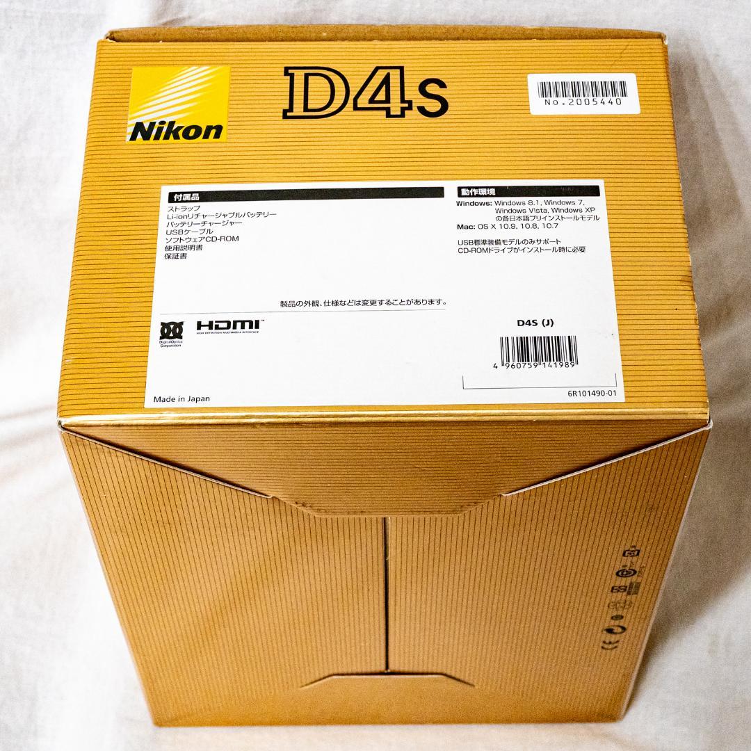 Nikon D4s シャッター回数 69300回 デジタル一眼レフカメラ