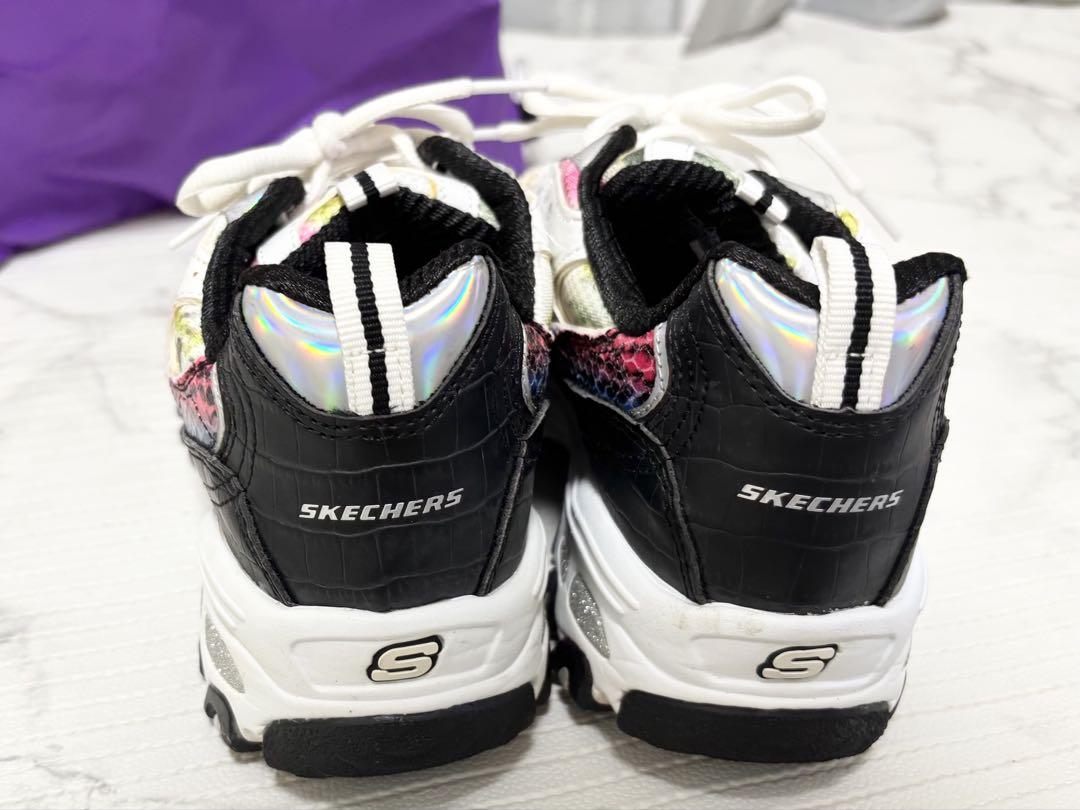 【美品】Skechers ゴルフシューズ ホワイト/マルチカラー