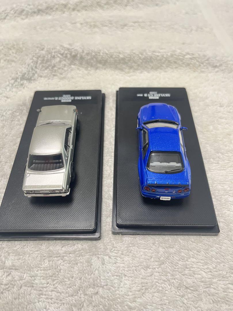 【★大感謝セール】 デアゴスティーニ ハコスカGTR R34 フェアレディZ 3点セット ミニカー