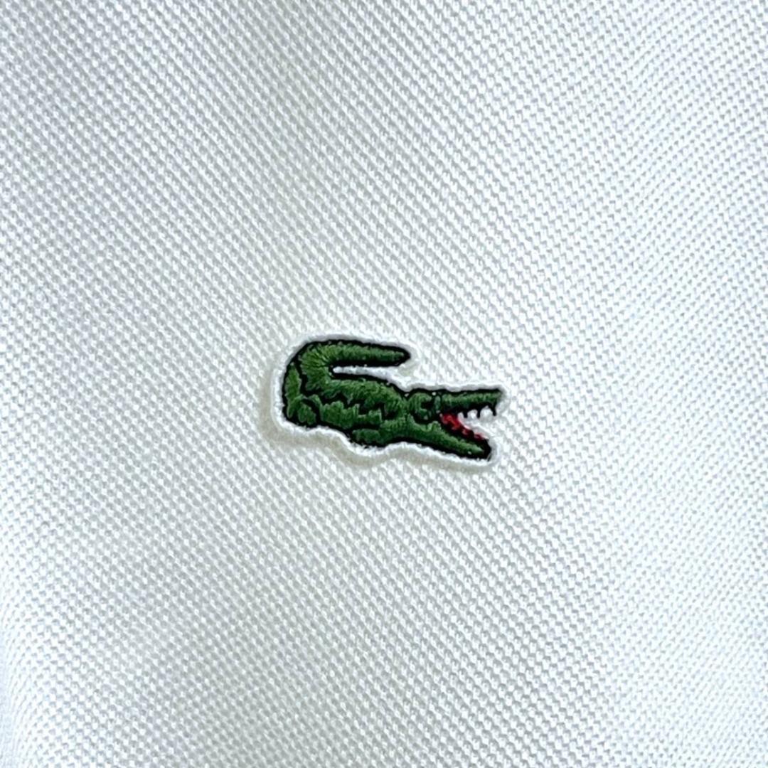新品 フランス製 LACOSTE ラコステ 半袖 ポロシャツ ホワイト 3