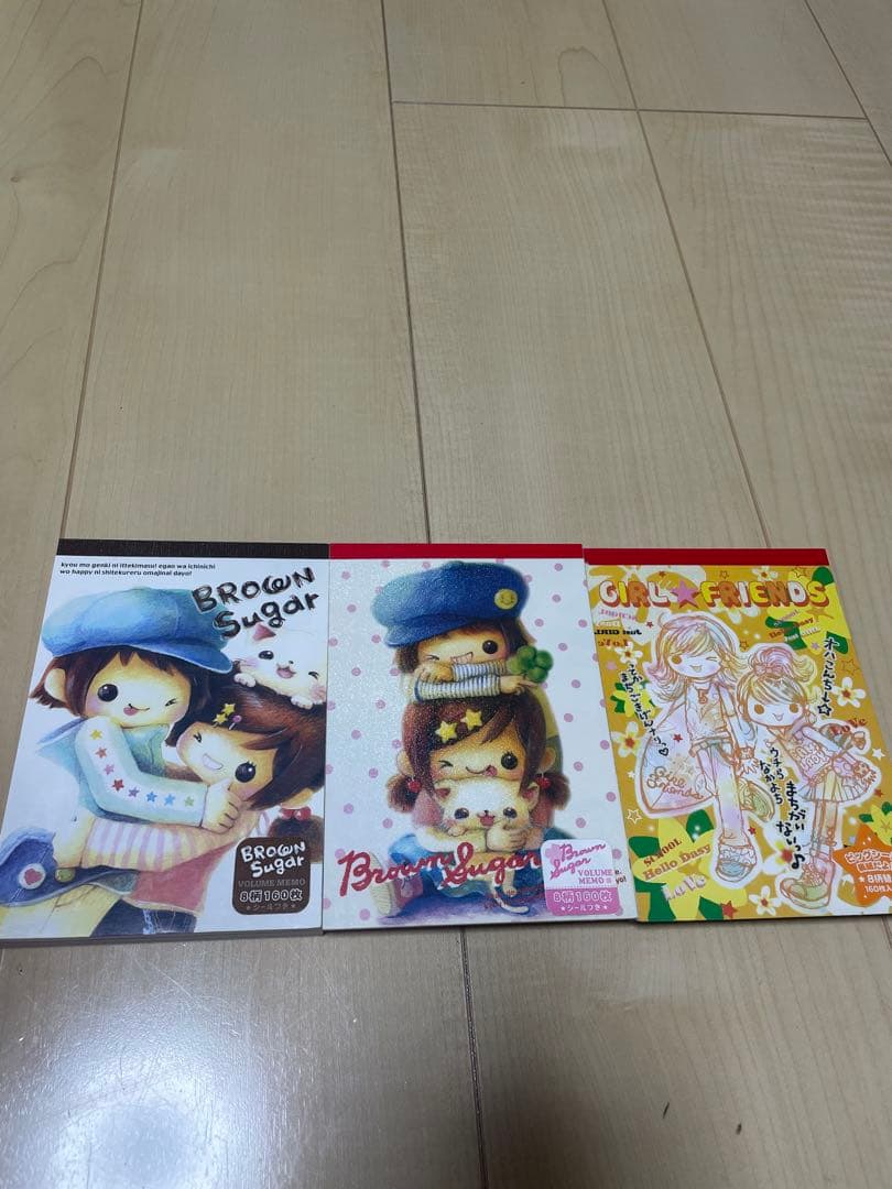 平成レトロ　retoro メモ帳　女の子　セット