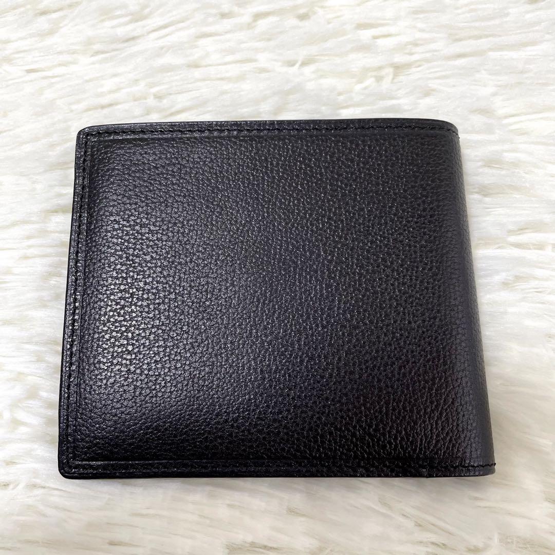 ✨️新品同様 バーバリー ノバチェック 二つ折り財布 ブラック