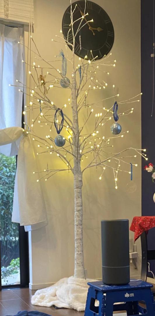 白樺 クリスマスツリー LED電球色 210cm