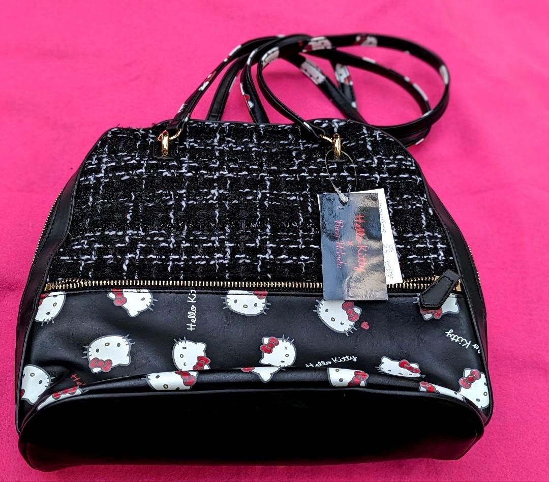 ハローキティ✕内田仁菜コラボ ツイード2WAYリュック新品、♥
