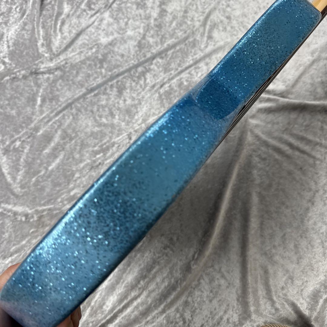 レフティ仕様 メンテ済 Juno BLUE SPARKLE レスポールベース