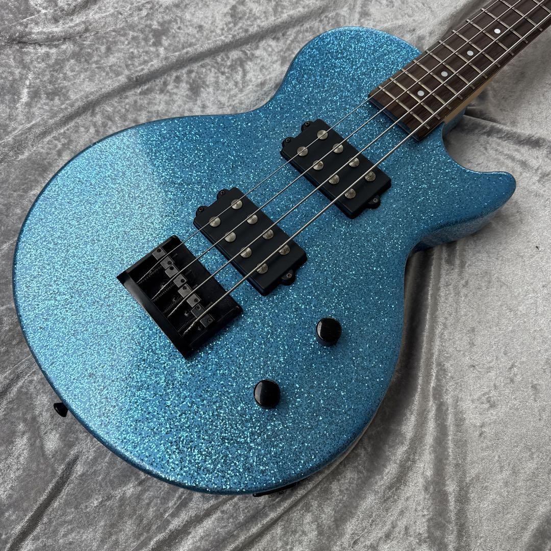 レフティ仕様 メンテ済 Juno BLUE SPARKLE レスポールベース