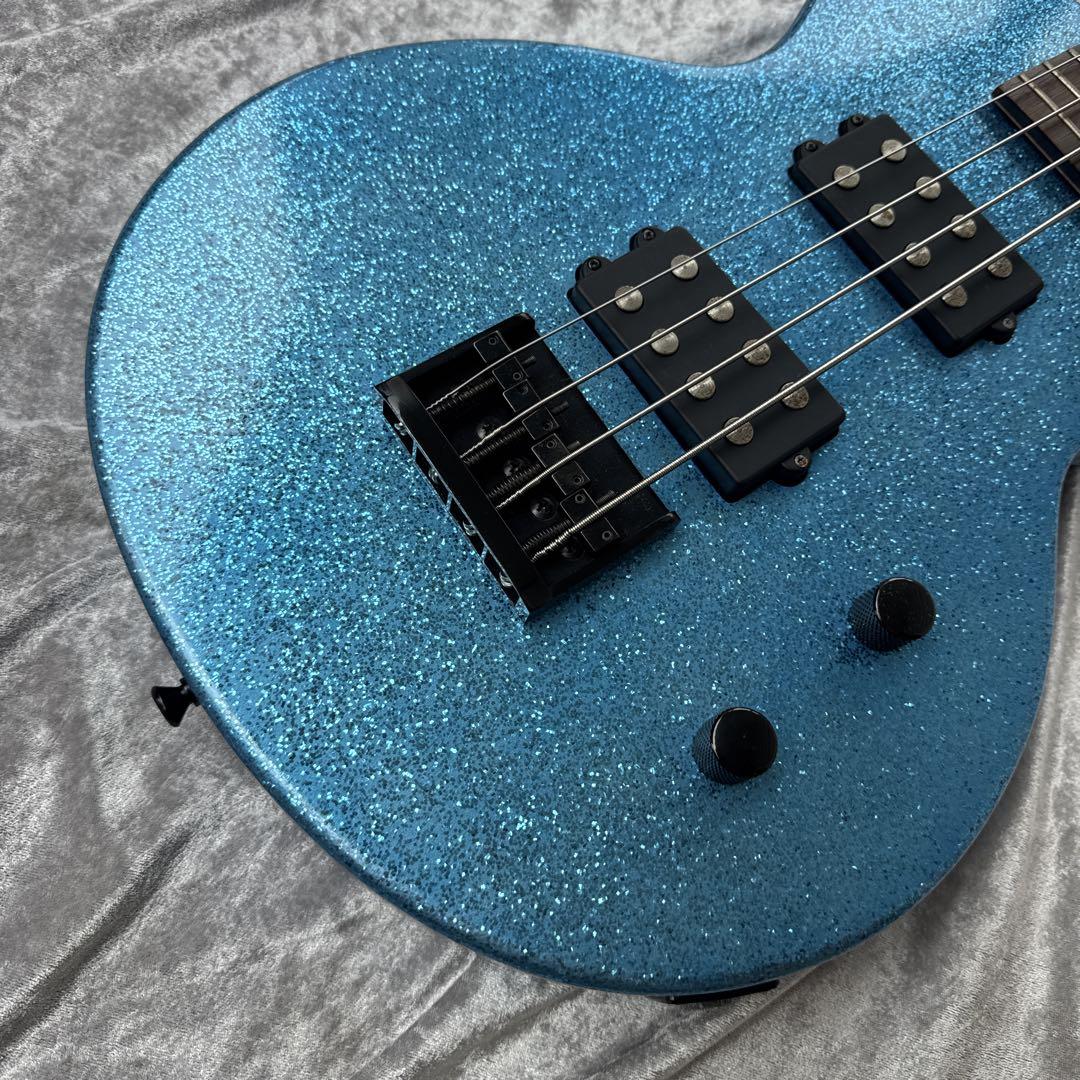 レフティ仕様 メンテ済 Juno BLUE SPARKLE レスポールベース