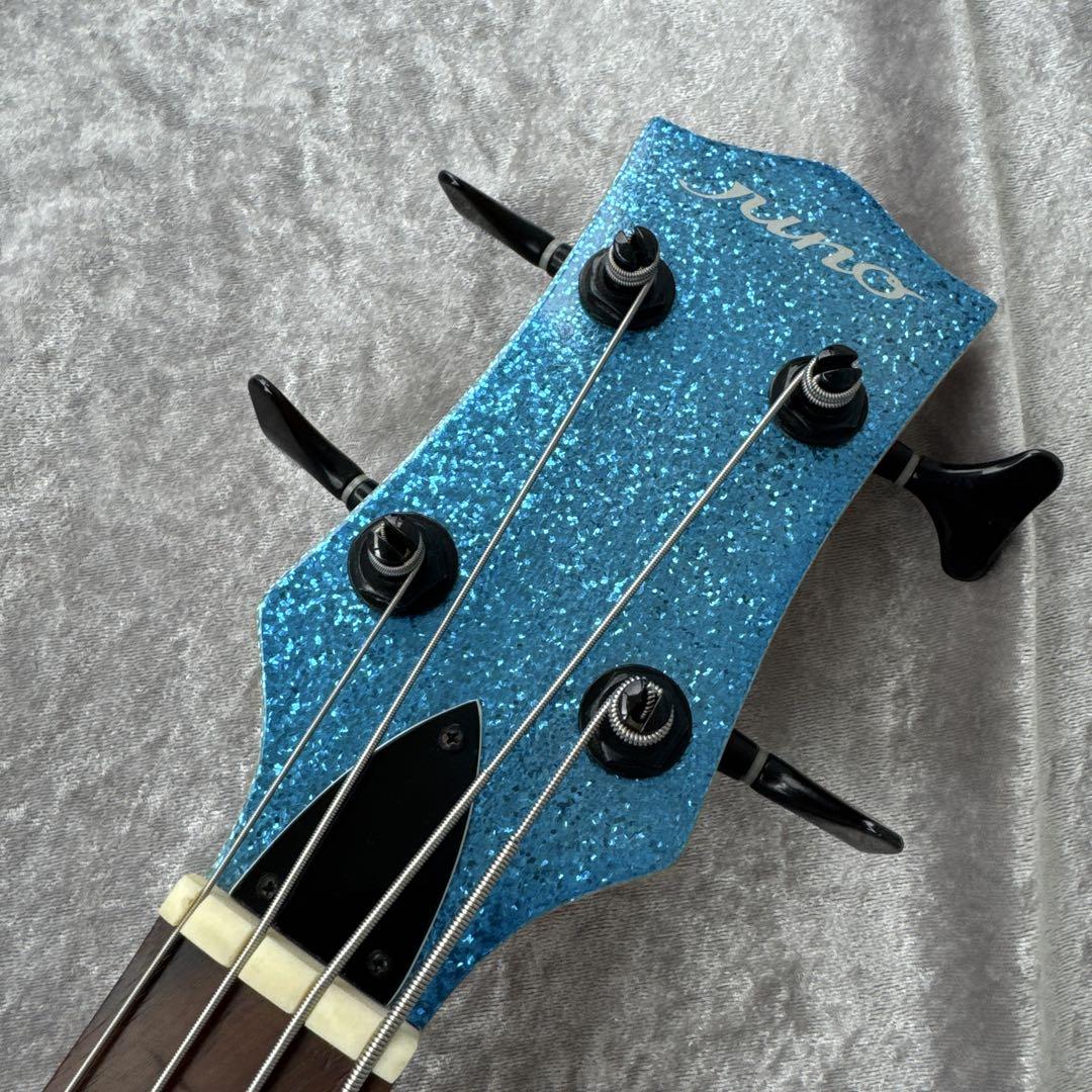 レフティ仕様 メンテ済 Juno BLUE SPARKLE レスポールベース