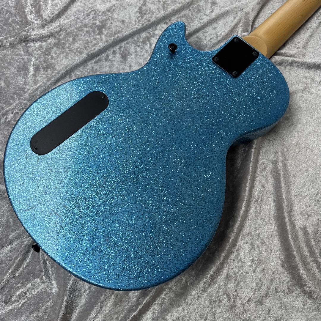 レフティ仕様 メンテ済 Juno BLUE SPARKLE レスポールベース