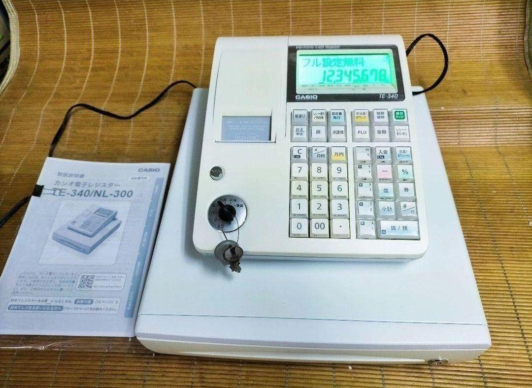 カシオレジスター　TE-340/NL300　フル設定無料　3403401