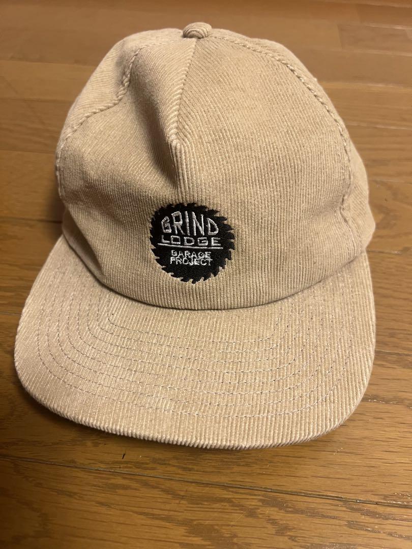 GRINDLODGE グラインドロッヂコーデュロイキャップ ベージュ