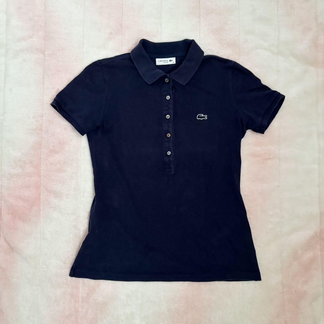 LACOSTE B&Y別注 ネイビー 半袖 ポロシャツ Mサイズ LACOSTE 別注 BEAUTY&YOUTH 1トーン ポロ ネイビー M - メルカリ