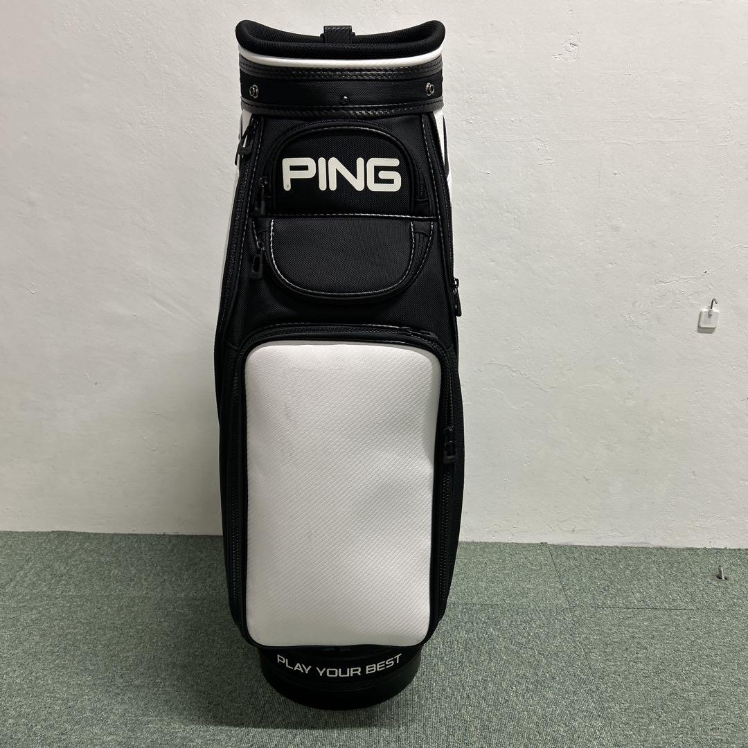 PING ゴルフバッグ・キャディバッグ ホワイト/ブラック PING ゴルフバッグ・キャディバッグ ホワイト/ブラック - メルカリ