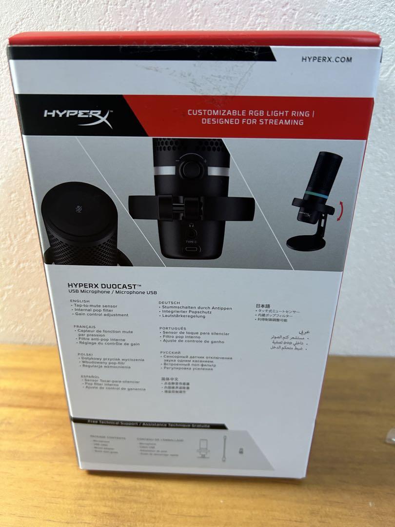 HYPERX DUOCAST コンデンサーマイク