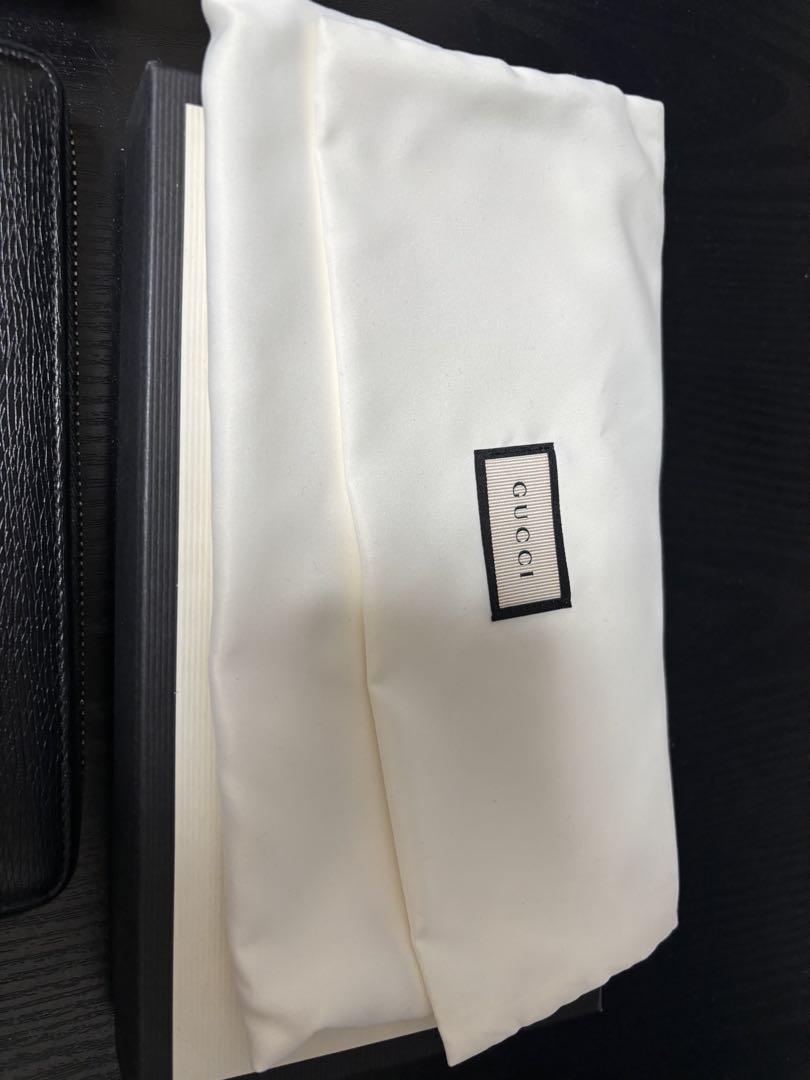 GUCCI ブラックレザー長財布