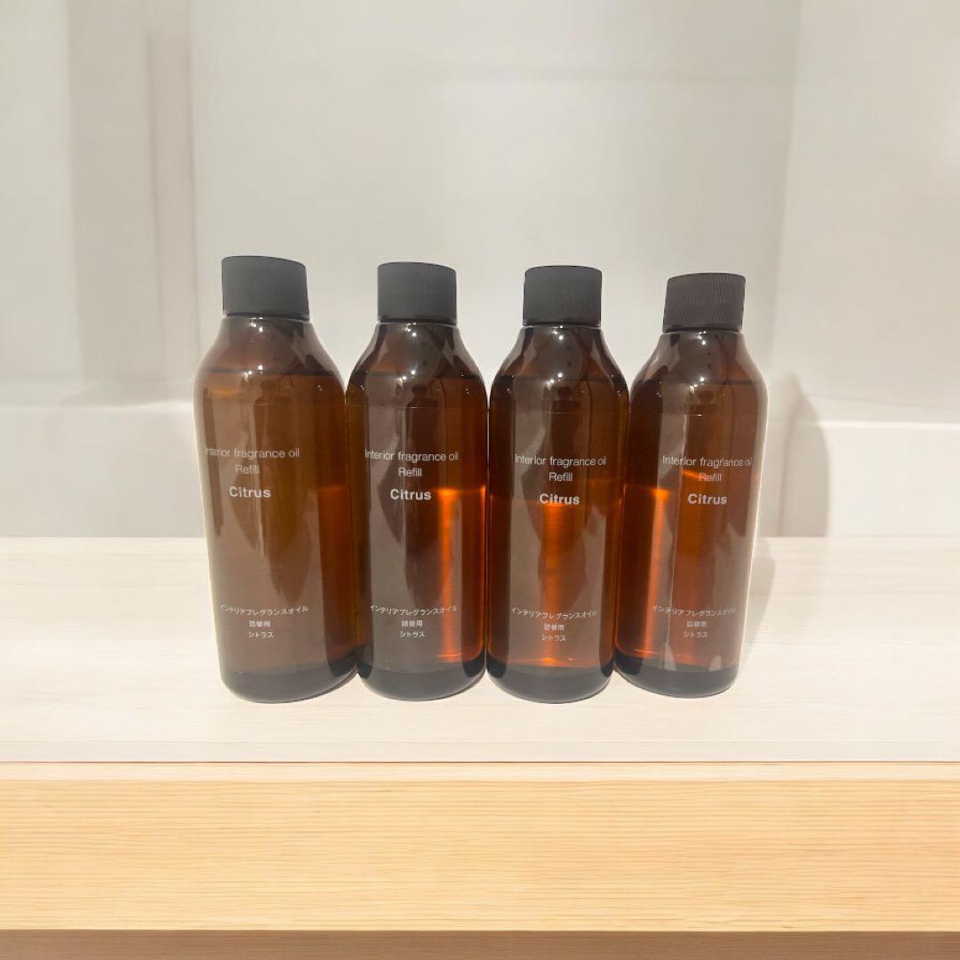 無印良品 インテリアフレグランスオイル ウッディ 詰替用200ml 4本セット