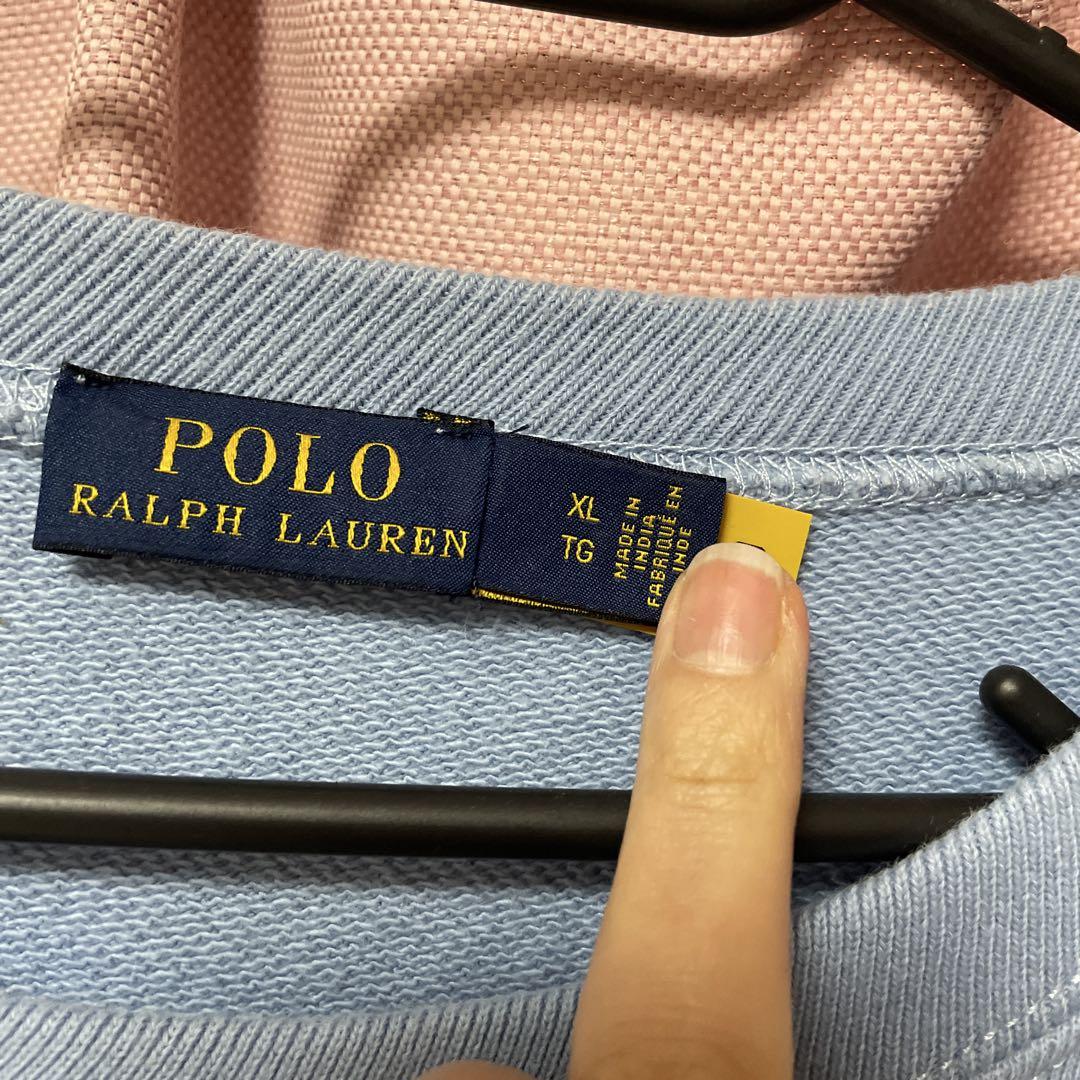 Polo Ralph Lauren パッチワークトレーナー XL