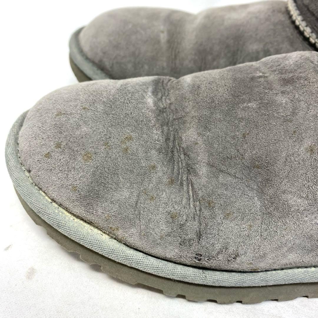 アグUGG ムートンショートブーツ グレー23 | DCブランド古着通販