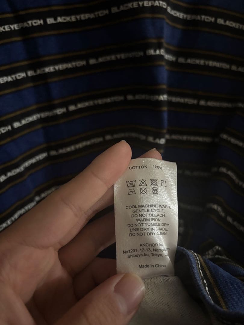 THE BLACK EYE PATCH 長袖カットソー L THE BLACK EYE PATCH 長袖カットソー L